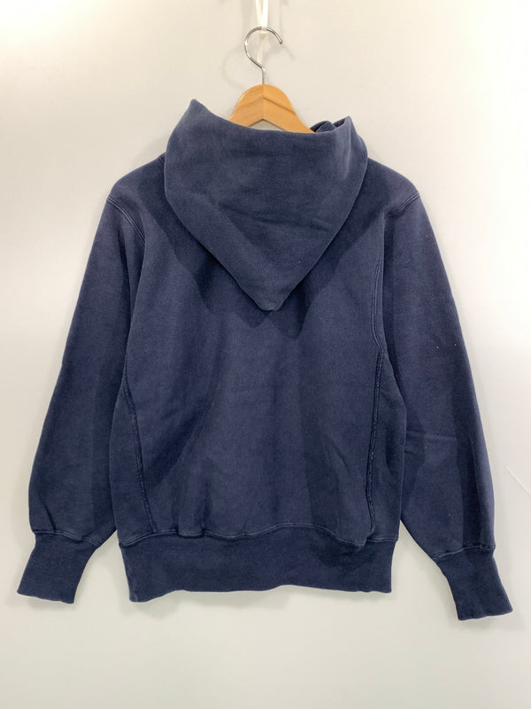 【中古品】【メンズ】 CHAMPION チャンピオン 90's REVERSE WEAVE COLLEGE HOODIE UCSF 90年代 リバースウィーブ カレッジ フーディー パーカー トップス 146-260806-yn-01-min サイズ：SMALL カラー：ネイビー 万代Net店