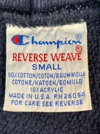 【中古品】【メンズ】 CHAMPION チャンピオン 90's REVERSE WEAVE COLLEGE HOODIE UCSF 90年代 リバースウィーブ カレッジ フーディー パーカー トップス 146-260806-yn-01-min サイズ：SMALL カラー：ネイビー 万代Net店