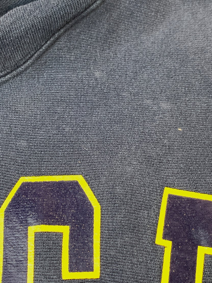 【中古品】【メンズ】 CHAMPION チャンピオン 90's REVERSE WEAVE COLLEGE HOODIE UCSF 90年代 リバースウィーブ カレッジ フーディー パーカー トップス 146-260806-yn-01-min サイズ：SMALL カラー：ネイビー 万代Net店