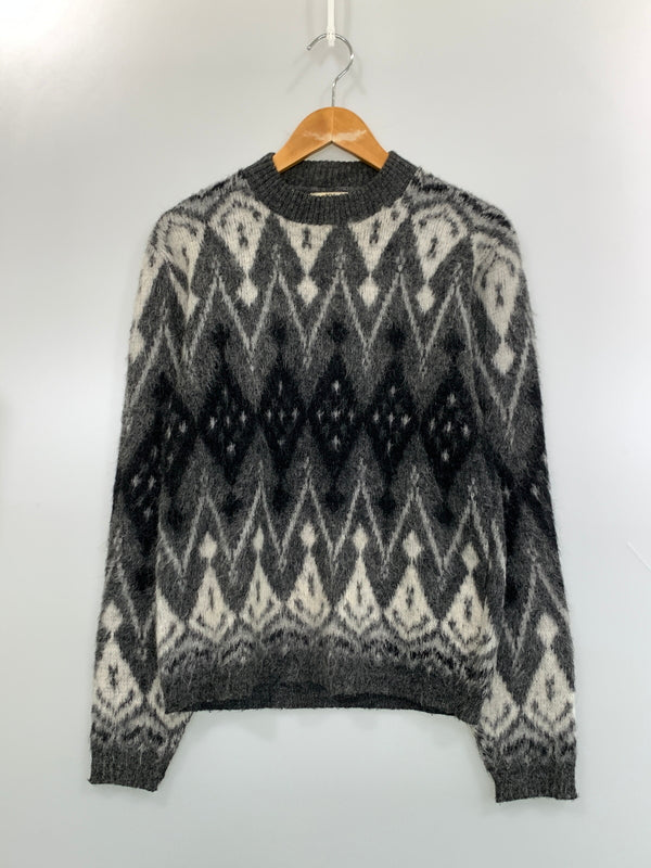 【中古品】【メンズ】 CAMPUS キャンパス 60'S モヘア混 SWEATER セーター トップス 146-260805-zi-39-min サイズ：S カラー：グレー系 万代Net店