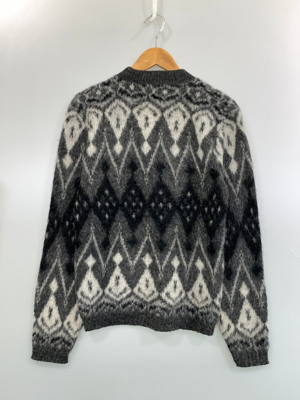 【中古品】【メンズ】 CAMPUS キャンパス 60'S モヘア混 SWEATER セーター トップス 146-260805-zi-39-min サイズ：S カラー：グレー系 万代Net店