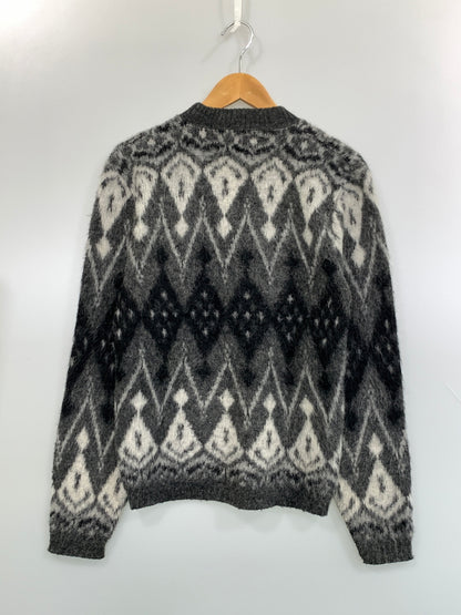 【中古品】【メンズ】 CAMPUS キャンパス 60'S モヘア混 SWEATER セーター トップス 146-260805-zi-39-min サイズ：S カラー：グレー系 万代Net店