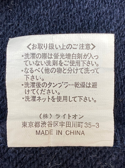 【中古品】【メンズ】 BACK NUMBER バックナンバー 雪柄 ZIP HOODIE ジップフーディ パーカー トップス 147-260807-jt-38-min サイズ：S カラー：ネイビー/ホワイト 万代Net店