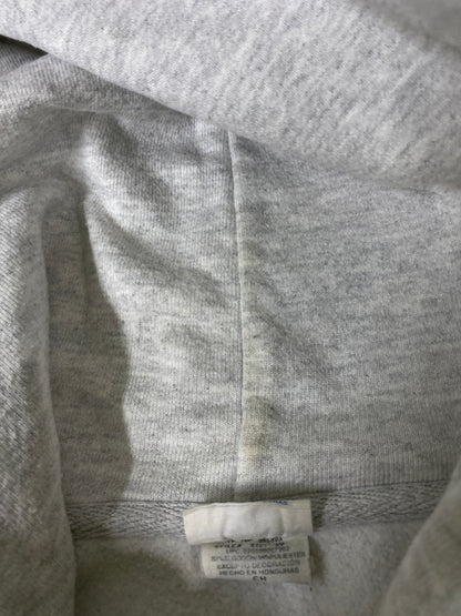 【中古品】【メンズ】 CHAMPION チャンピオン REVERSE WEAVE PRINT HOODIE リバースウィーブ プリント フーディ パーカー トップス 148-260807-jt-08-min サイズ：S カラー：ホワイト/グレー 万代Net店