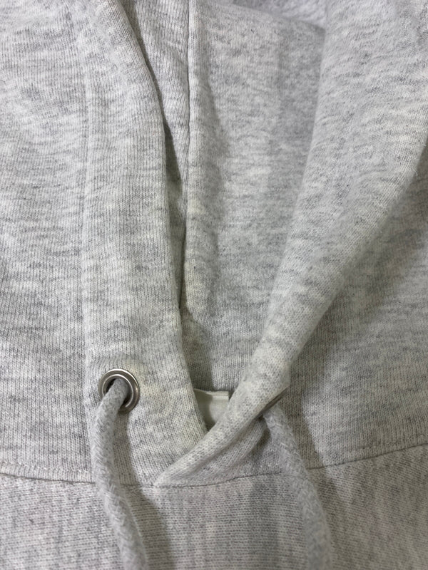 【中古品】【メンズ】 CHAMPION チャンピオン REVERSE WEAVE PRINT HOODIE リバースウィーブ プリント フーディ パーカー トップス 148-260807-jt-08-min サイズ：S カラー：ホワイト/グレー 万代Net店