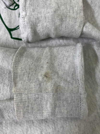 【中古品】【メンズ】 CHAMPION チャンピオン REVERSE WEAVE PRINT HOODIE リバースウィーブ プリント フーディ パーカー トップス 148-260807-jt-08-min サイズ：S カラー：ホワイト/グレー 万代Net店