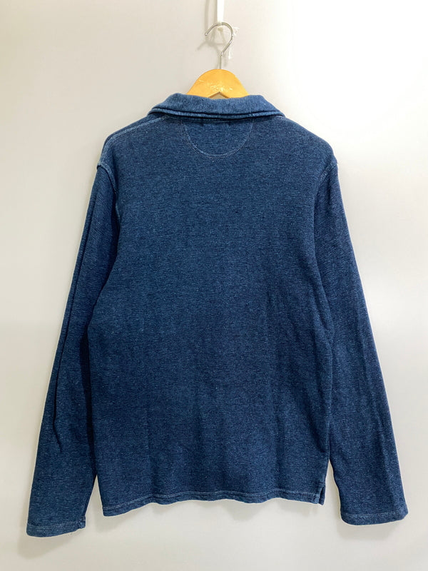 【中古品】【レディース】 45RPM ４５アールピーエム インディゴ染め スウェット トップス 170-260807-jt-07-min サイズ：サイズ不明 下記参照 カラー：インディゴ 万代Net店