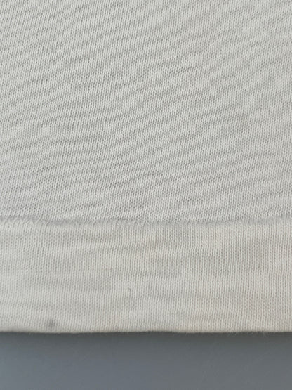 【中古品】【メンズ】 CHAMPION チャンピオン 60's RINGER TEE 60年代 チョコチン リンガーTシャツ YALE C中ランタグ 半袖Tシャツ トップス 146-260806-yn-02-min サイズ：MEDIUM 38-40 カラー：ホワイト 万代Net店