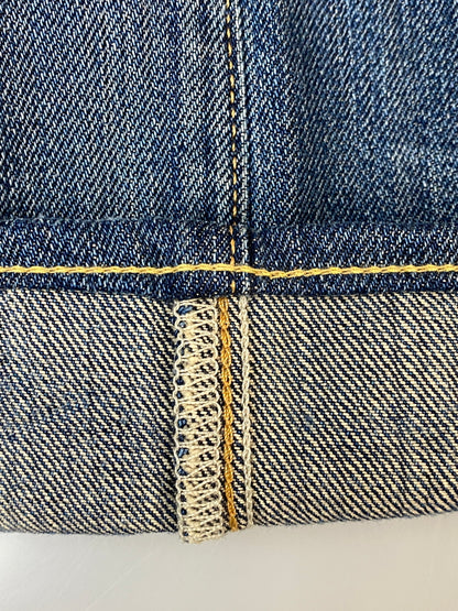 【中古品】【メンズ】 RRL ダブルアールエル DAMAGE SELVEDGE DENIM PANTS ダメージ セルビッジ デニムパンツ ボトムス 156-260807-jt-29-min サイズ：28 × 30 カラー：インディゴ 万代Net店
