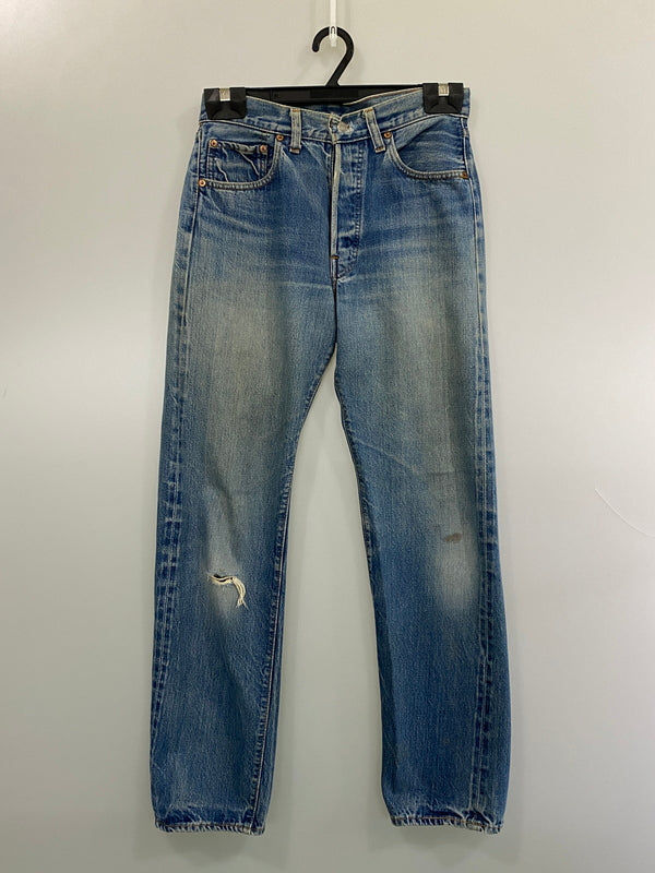 【現状渡し品】【メンズ】 LEVI'S リーバイス 70年代 66前期 501 DENIM PANTS デニムパンツ ボトムス 157-260807-jt-30-min サイズ：W29 L33 カラー：ライトインディゴ 万代Net店