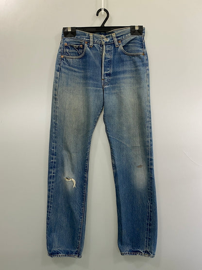 【現状渡し品】【メンズ】 LEVI'S リーバイス 70年代 66前期 501 DENIM PANTS デニムパンツ ボトムス 157-260807-jt-30-min サイズ：W29 L33 カラー：ライトインディゴ 万代Net店
