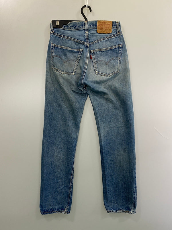 【現状渡し品】【メンズ】 LEVI'S リーバイス 70年代 66前期 501 DENIM PANTS デニムパンツ ボトムス 157-260807-jt-30-min サイズ：W29 L33 カラー：ライトインディゴ 万代Net店