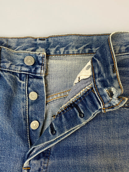 【現状渡し品】【メンズ】 LEVI'S リーバイス 70年代 66前期 501 DENIM PANTS デニムパンツ ボトムス 157-260807-jt-30-min サイズ：W29 L33 カラー：ライトインディゴ 万代Net店