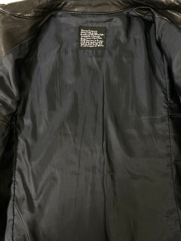 【中古品】【メンズ】 NANO UNIVERSE ナノ ユニバース NUC43LO0700SH SEEP SKIN LEATHER JACKET シープスキン レザージャケット アウター 147-260807-jt-13-min サイズ：M カラー：ブラック 万代Net店