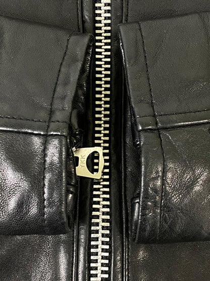 【中古品】【メンズ】 NANO UNIVERSE ナノ ユニバース NUC43LO0700SH SEEP SKIN LEATHER JACKET シープスキン レザージャケット アウター 147-260807-jt-13-min サイズ：M カラー：ブラック 万代Net店