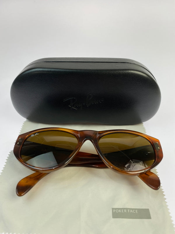 【中古品】【メンズ/レディース】 RAY-BAN レイバン VAGABOND RB4152 バガボンド サングラス イタリア製 203-260809-em-29-min カラー：ブラウン 万代Net店