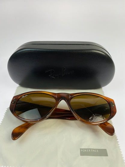 【中古品】【メンズ/レディース】 RAY-BAN レイバン VAGABOND RB4152 バガボンド サングラス イタリア製 203-260809-em-29-min カラー：ブラウン 万代Net店