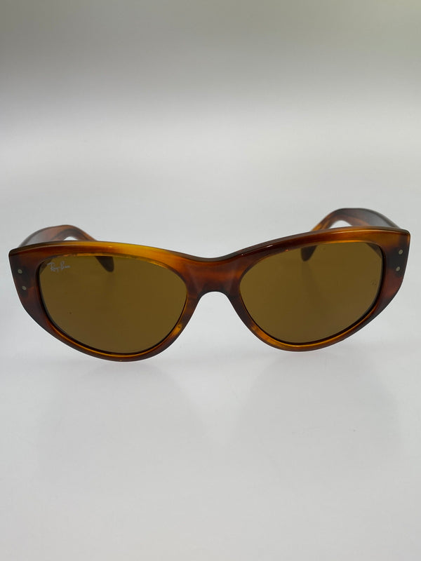 【中古品】【メンズ/レディース】 RAY-BAN レイバン VAGABOND RB4152 バガボンド サングラス イタリア製 203-260809-em-29-min カラー：ブラウン 万代Net店