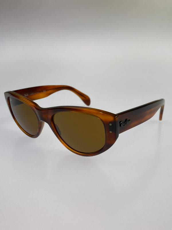 【中古品】【メンズ/レディース】 RAY-BAN レイバン VAGABOND RB4152 バガボンド サングラス イタリア製 203-260809-em-29-min カラー：ブラウン 万代Net店