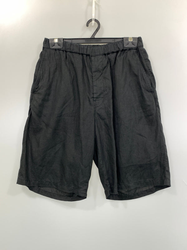 【中古品】【メンズ】 GRAPHPAPER グラフペーパー LINEN TRACK SHORTS GM242-40033B リネン トラック ショーツ ショートパンツ ボトムス 151-260806-yn-07-min サイズ：2 カラー：ブラック 万代Net店