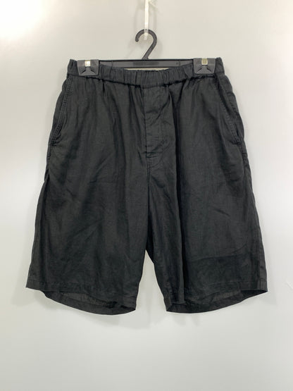 【中古品】【メンズ】 GRAPHPAPER グラフペーパー LINEN TRACK SHORTS GM242-40033B リネン トラック ショーツ ショートパンツ ボトムス 151-260806-yn-07-min サイズ：2 カラー：ブラック 万代Net店