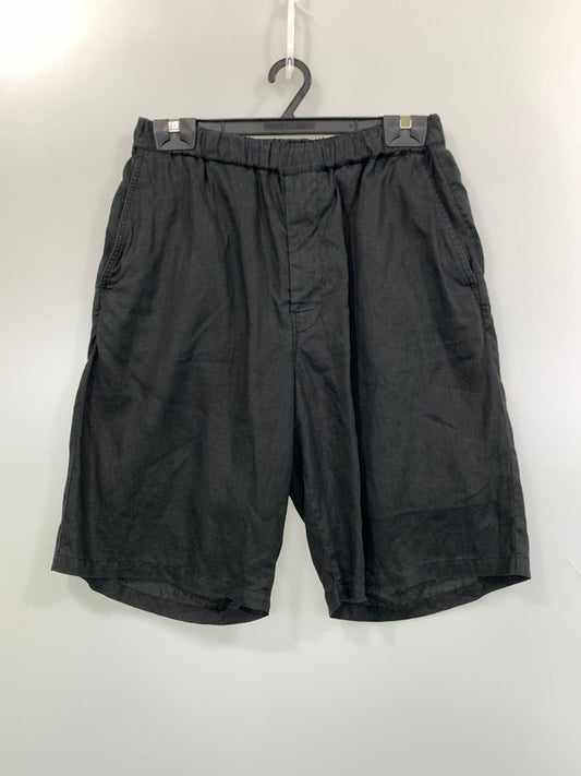 【中古品】【メンズ】 GRAPHPAPER グラフペーパー LINEN TRACK SHORTS GM242-40033B リネン トラック ショーツ ショートパンツ ボトムス 151-260806-yn-07-min サイズ：2 カラー：ブラック 万代Net店