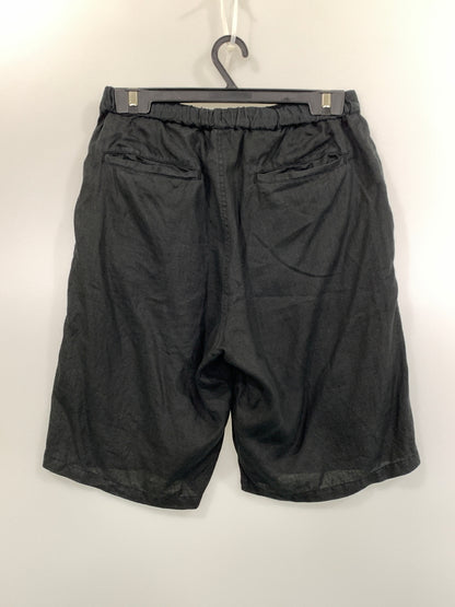 【中古品】【メンズ】 GRAPHPAPER グラフペーパー LINEN TRACK SHORTS GM242-40033B リネン トラック ショーツ ショートパンツ ボトムス 151-260806-yn-07-min サイズ：2 カラー：ブラック 万代Net店