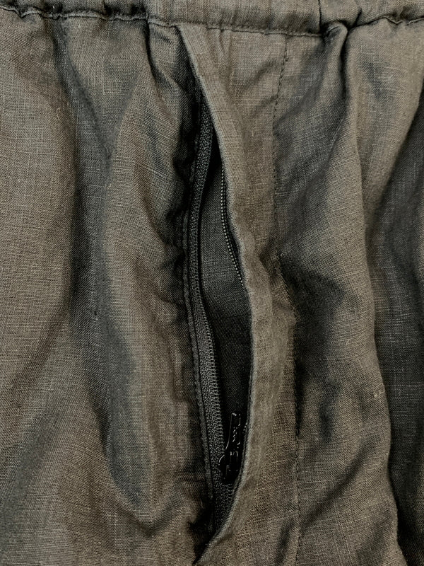 【中古品】【メンズ】 GRAPHPAPER グラフペーパー LINEN TRACK SHORTS GM242-40033B リネン トラック ショーツ ショートパンツ ボトムス 151-260806-yn-07-min サイズ：2 カラー：ブラック 万代Net店