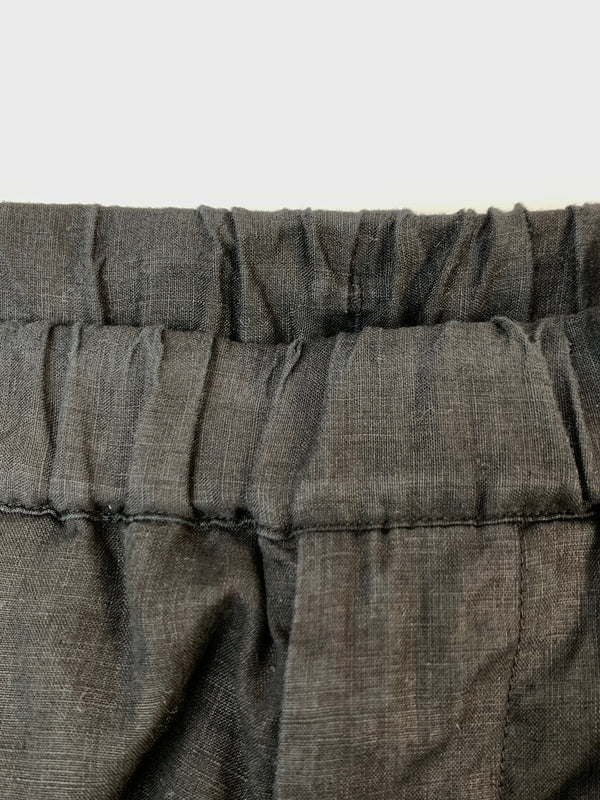 【中古品】【メンズ】 GRAPHPAPER グラフペーパー LINEN TRACK SHORTS GM242-40033B リネン トラック ショーツ ショートパンツ ボトムス 151-260806-yn-07-min サイズ：2 カラー：ブラック 万代Net店