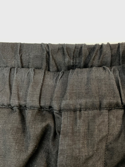 【中古品】【メンズ】 GRAPHPAPER グラフペーパー LINEN TRACK SHORTS GM242-40033B リネン トラック ショーツ ショートパンツ ボトムス 151-260806-yn-07-min サイズ：2 カラー：ブラック 万代Net店