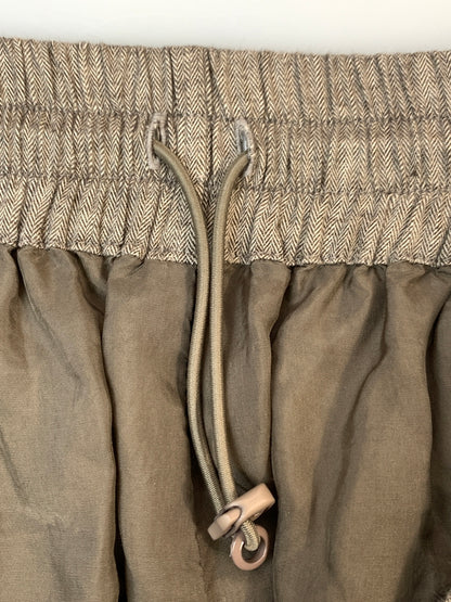 【中古品】【メンズ】 GRAPHPAPER グラフペーパー SIDOGRAS COTTON HERRINGBONE FLANNEL SLEEPING PANTS GM254-40045 シドグラス コットンヘリンボーンフランネルスリーピングパンツ ボトムス 151-260806-yn-08-min サイズ：1 カラー：BEIGE（ライトブラウン） 万代Net店