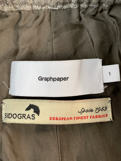 【中古品】【メンズ】 GRAPHPAPER グラフペーパー SIDOGRAS COTTON HERRINGBONE FLANNEL SLEEPING PANTS GM254-40045 シドグラス コットンヘリンボーンフランネルスリーピングパンツ ボトムス 151-260806-yn-08-min サイズ：1 カラー：BEIGE（ライトブラウン） 万代Net店