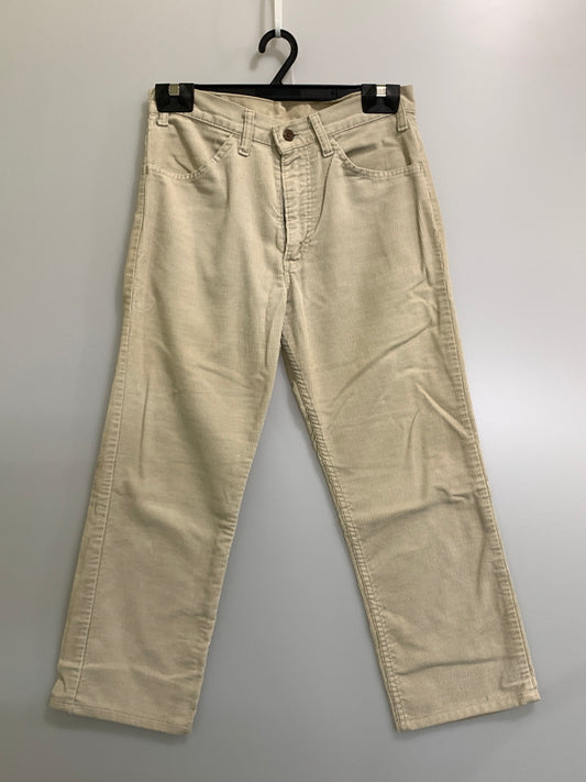 【中古品】【メンズ】 LEVI'S リーバイス CORDUROY PANT コーデュロイ パンツ 519-1522 ボトムス 157-260812-hu-04-min サイズ：タグ印字消えのため不明 カラー：クリーム色系 万代Net店