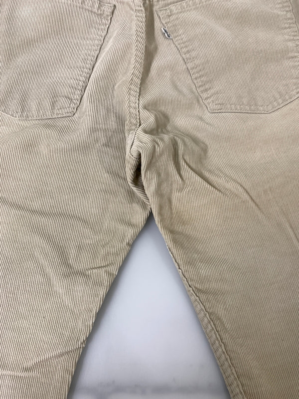 【中古品】【メンズ】 LEVI'S リーバイス CORDUROY PANT コーデュロイ パンツ 519-1522 ボトムス 157-260812-hu-04-min サイズ：タグ印字消えのため不明 カラー：クリーム色系 万代Net店