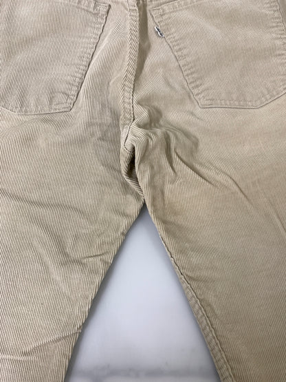 【中古品】【メンズ】 LEVI'S リーバイス CORDUROY PANT コーデュロイ パンツ 519-1522 ボトムス 157-260812-hu-04-min サイズ：タグ印字消えのため不明 カラー：クリーム色系 万代Net店