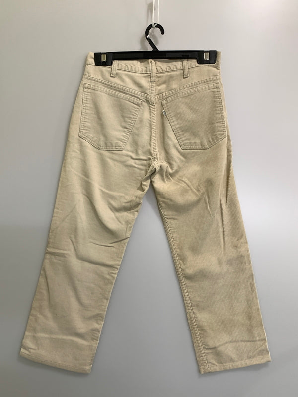 【中古品】【メンズ】 LEVI'S リーバイス CORDUROY PANT コーデュロイ パンツ 519-1522 ボトムス 157-260812-hu-04-min サイズ：タグ印字消えのため不明 カラー：クリーム色系 万代Net店