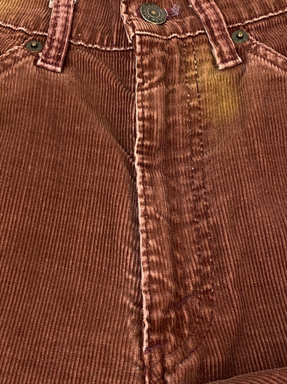 【中古品】【メンズ】 LEVI'S リーバイス 505 CORDUROY PANT コーデュロイ パンツ 505-1583 ボトムス 157-260811-hu-31-min サイズ：W29 L33 カラー：ボルドー系 万代Net店
