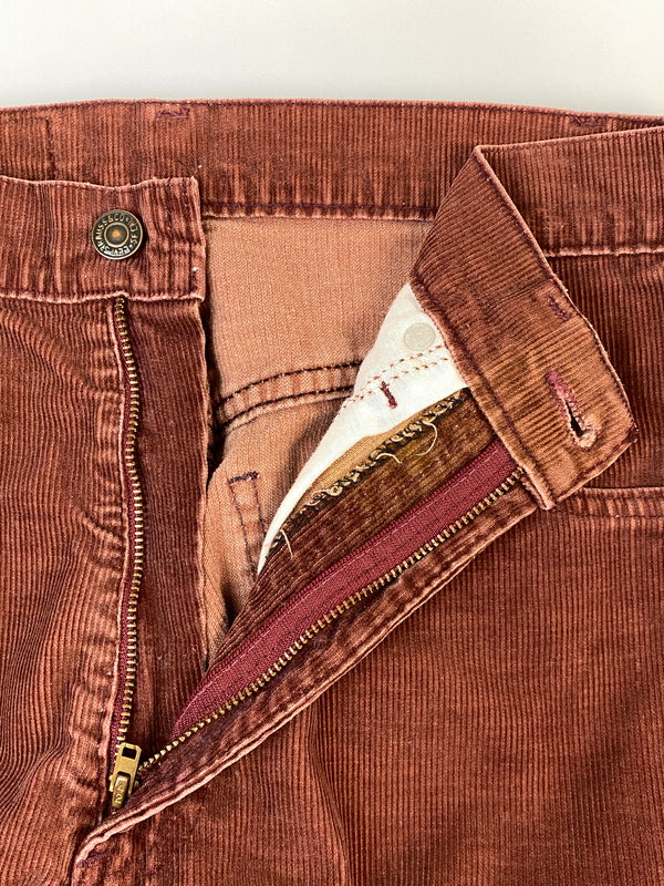【中古品】【メンズ】 LEVI'S リーバイス 505 CORDUROY PANT コーデュロイ パンツ 505-1583 ボトムス 157-260811-hu-31-min サイズ：W29 L33 カラー：ボルドー系 万代Net店