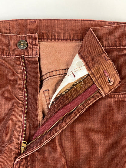【中古品】【メンズ】 LEVI'S リーバイス 505 CORDUROY PANT コーデュロイ パンツ 505-1583 ボトムス 157-260811-hu-31-min サイズ：W29 L33 カラー：ボルドー系 万代Net店