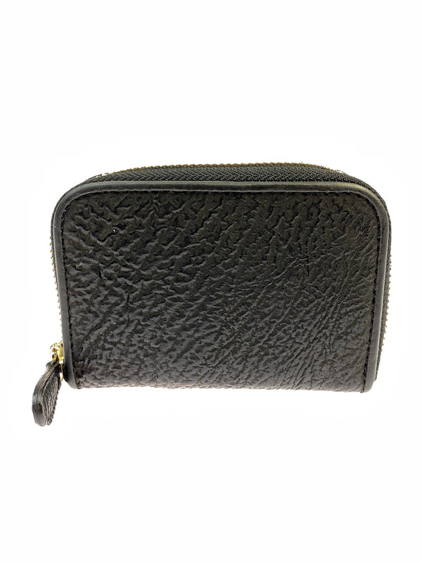 【中古品】【メンズ/レディース】 ARIF COLLECTION アリフ コレクション ROUND ZIP WALLET ラウンド ジップ ウォレット 財布 小銭入れ コンパクト ファスナー コインケース 201-260809-em-27-min カラー：ブラック 万代Net店