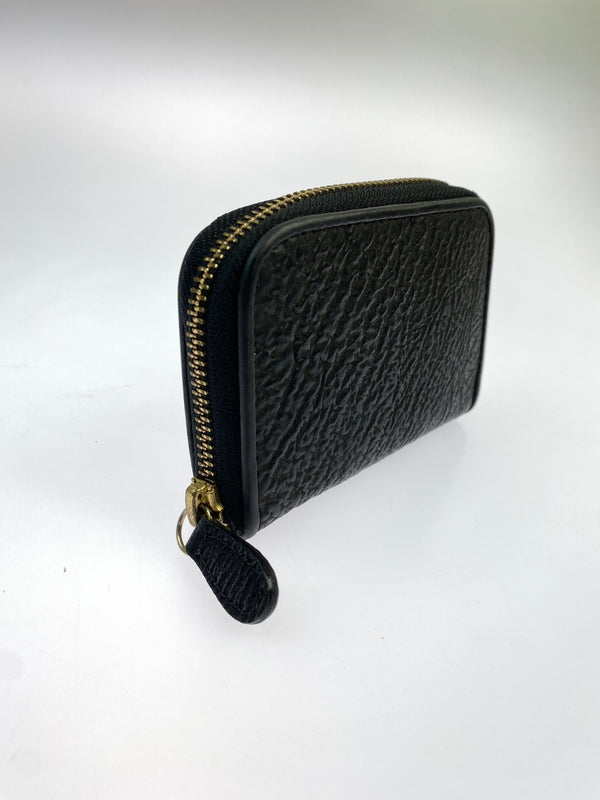 【中古品】【メンズ/レディース】 ARIF COLLECTION アリフ コレクション ROUND ZIP WALLET ラウンド ジップ ウォレット 財布 小銭入れ コンパクト ファスナー コインケース 201-260809-em-27-min カラー：ブラック 万代Net店