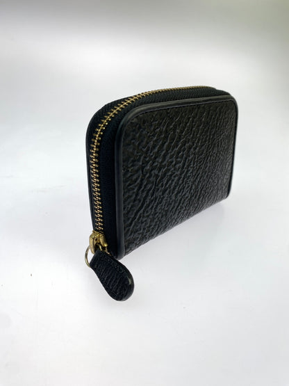 【中古品】【メンズ/レディース】 ARIF COLLECTION アリフ コレクション ROUND ZIP WALLET ラウンド ジップ ウォレット 財布 小銭入れ コンパクト ファスナー コインケース 201-260809-em-27-min カラー：ブラック 万代Net店
