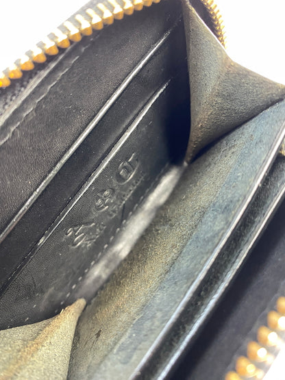 【中古品】【メンズ/レディース】 ARIF COLLECTION アリフ コレクション ROUND ZIP WALLET ラウンド ジップ ウォレット 財布 小銭入れ コンパクト ファスナー コインケース 201-260809-em-27-min カラー：ブラック 万代Net店
