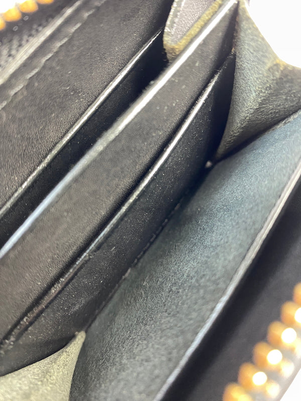 【中古品】【メンズ/レディース】 ARIF COLLECTION アリフ コレクション ROUND ZIP WALLET ラウンド ジップ ウォレット 財布 小銭入れ コンパクト ファスナー コインケース 201-260809-em-27-min カラー：ブラック 万代Net店