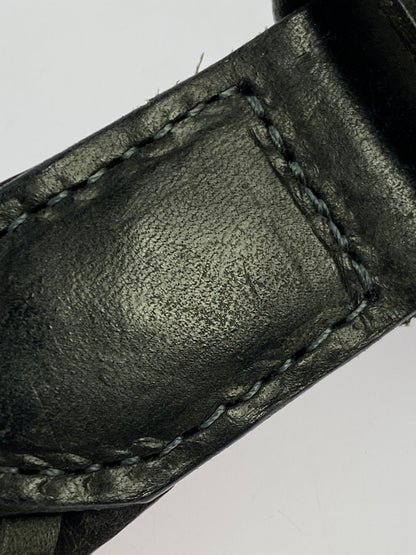 【中古品】【メンズ】 RYU リュウ LEATHER BELT レザーベルト 編み込み 205-260809-em-30-min カラー：ブラック 万代Net店