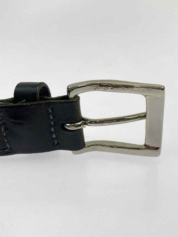 【中古品】【メンズ】 RYU リュウ LEATHER BELT レザーベルト 編み込み 205-260809-em-30-min カラー：ブラック 万代Net店