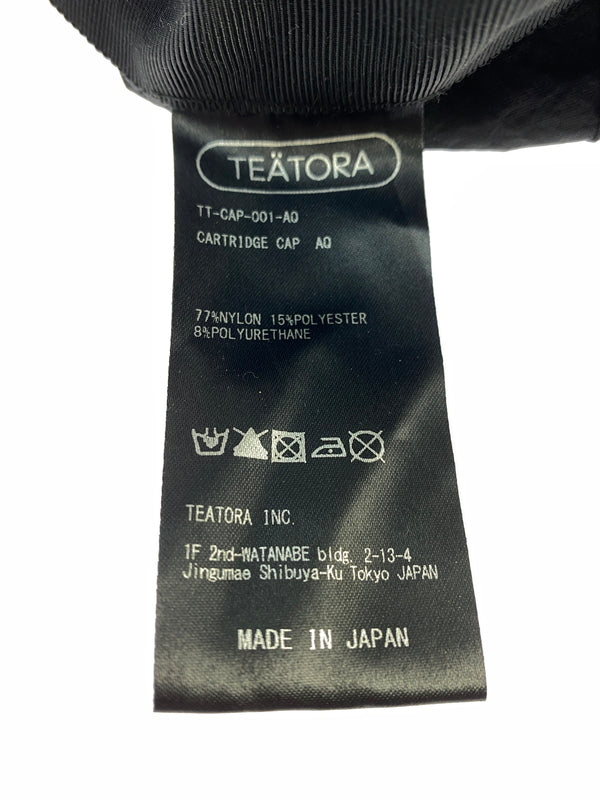 【中古品】【メンズ/レディース】 TEATORA テアトラ × KIJIMA TAKAYUKI キジマタカユキ CARTRIDGE CAP AQUAKINESIS TT-CAP-001-AQ カートリッジ キャップ アクアキネシス 帽子 185-260809-em-07-min カラー：ブラック 万代Net店