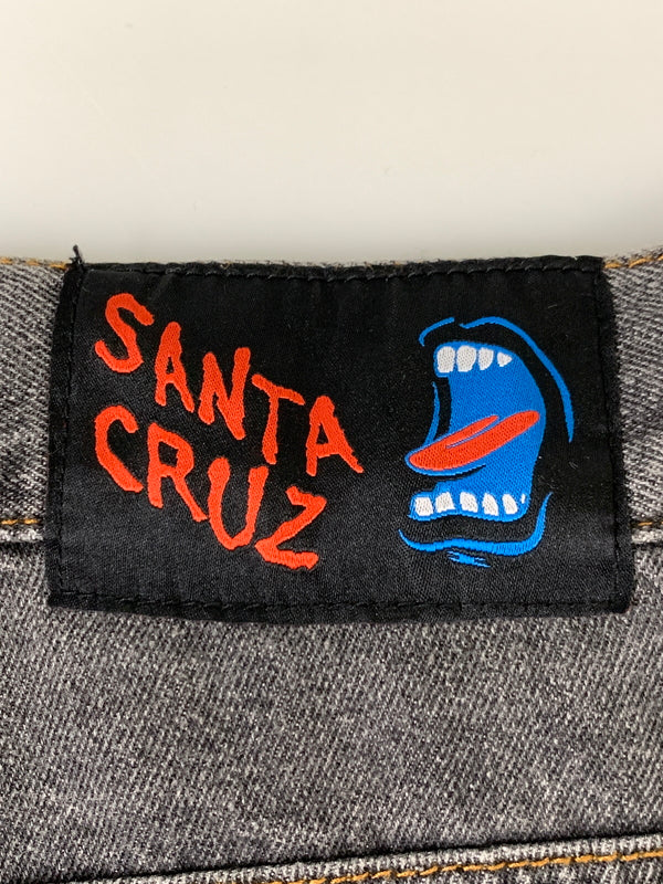 【中古品】【メンズ】 SANTA CRUZ サンタクルーズ DENIM PANT デニムパンツ 502231501 ボトムス ジーパン 153-260812-hu-03-min サイズ：M カラー：グレー系 万代Net店