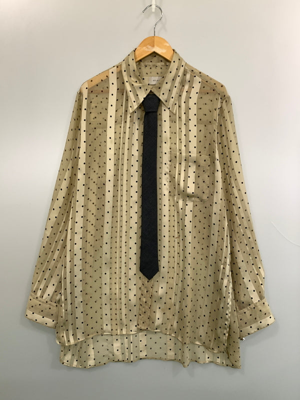 【中古品】【メンズ】 BED J.W. FORD ベッドフォード 26SS-B-BL02 26SS シアーシャツ 141-260805-zi-40-min サイズ：1 カラー：ベージュ 万代Net店