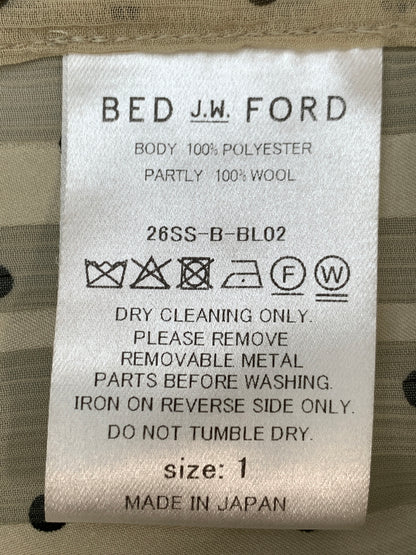 【中古品】【メンズ】 BED J.W. FORD ベッドフォード 26SS-B-BL02 26SS シアーシャツ 141-260805-zi-40-min サイズ：1 カラー：ベージュ 万代Net店